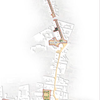 LA/BA plan masse de la requalification du centre-ville de Bourgoin-Jallieu